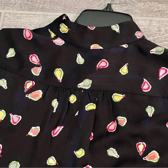 NWT Nic + Zoe Party Pears Button-Front Top (1X) - Picture 9 of 12